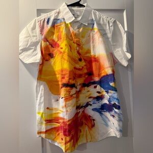 Calvin Klein Multicolor Splash Casual Shirt